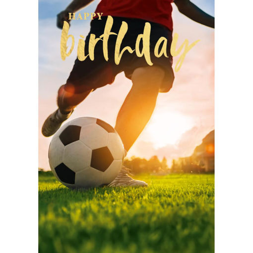 Picture of HAPPY BIRTHDAY CARD FOOTBALL